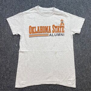 Oklahoma State Alumni TShirt Sz S Mens Grey Pistol Pete Mascot NCAA Gameday Tee